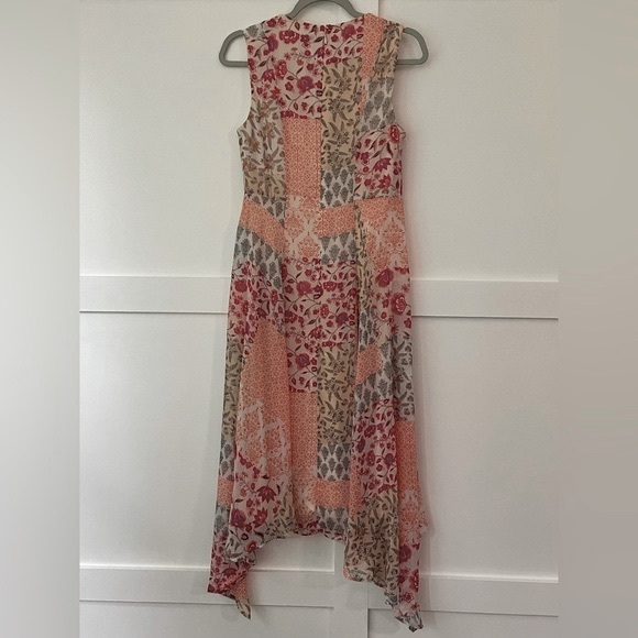 Chaps Floral Midi Dress - Picture 2 of 8